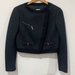 Philosophy di Alberta Ferretti Jacket. Pre-loved Black/Grey Jacket.